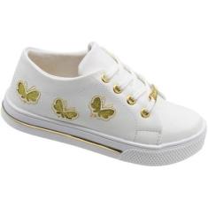 Tênis Casual Infantil Sophia Almeida Borboletas Menina-Feminino