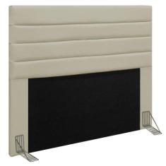 Cabeceira Para Cama Box Casal 140CM Rubi D10 Corano Bege - Mpozenato, 
