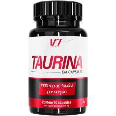 Taurina 1000Mg Por Porção 60 Cápsulas - V7 Energy