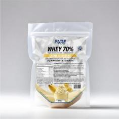 Whey Protein Concentrado 70% 450g Pure Athletic, Creme de Banana