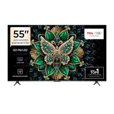 Smart TV TCL 55 Polegadas C6K Premium 4K QD-Mini Led Preto Bivolt