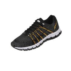 tênis Mega leve Estilo Ultraleve, Preto, Dourado, 38