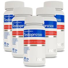 Kit 5X Testopro 500 - 60 Cápsulas - Inove Nutrition