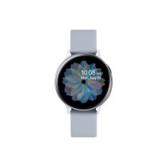 Smartwatch Samsung Galaxy Watch Active2 BT 44MM Prata com Tela Super Amoled de 1.4", Bluetooth, Wi-Fi, GPS, NFC e Sensor de Frequência Cardíaca
