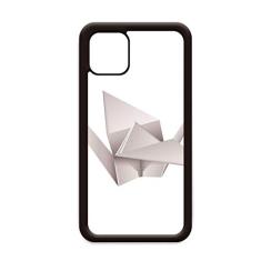 Capa geométrica origami padrão de guindaste abstrato para iPhone 11 Pro Max para Apple Mobile Case Shell