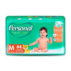 Fralda Personal Soft & Protect Tamanho M Com 44 Fraldas Descartáveis