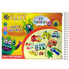 Kit Massinha de Modelar e Moldes Elite