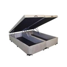 Cama Box Bau Queen Suede(1.58X1.98)