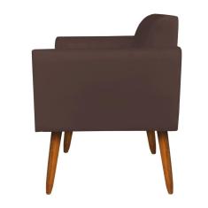 Namoradeira Marisa Suede Marrom