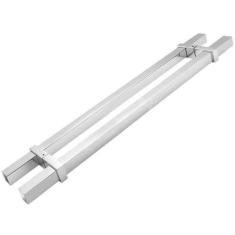 Puxador Geris Eco Verona, 60 cm duplo, Aço Inox- I681IP
