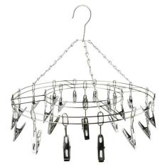 Varal Aço Inox Suspenso Roupa Intima 24 Prendedores - Clink