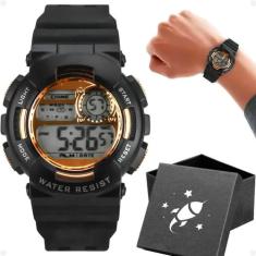 Relógio Digital Masculino Infantil Pulseira Silicone - Orizom