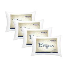 Kit 4 Travesseiros Linha Ortobom Noite De Descanso Bonjour - Beatriz E