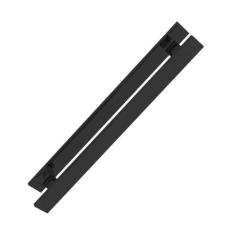 Puxador para Porta Duplo 800MM Planus Eco Preto E036PR Geris