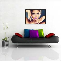 Quadro Decorativo Salão De Beleza Cabeleireiros Manicure Decorações Co