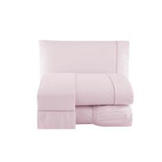 Jogo De Lençol Ponto Palito Casal Padrão 4 Peças Percal 400 Fios egípc