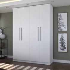 Guarda-roupa Casal 4 Portas 974p  Branco
