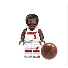 Boneco Jogador Basquete Nba Lakers Bulls Warriors Blocos De Montar