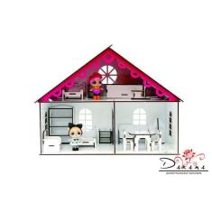 Kit Casa Bonecas 20 Moveis Decorativa Lily Sonhos - Darama