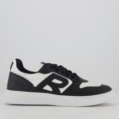 Tênis Reserva Type R.R Branco e Preto-Masculino