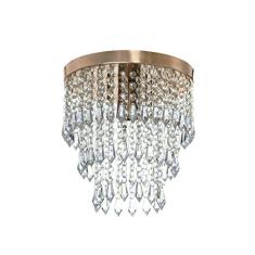 Lustre De Cristal Acrilico Manucrillic Cobre Maravilhoso
