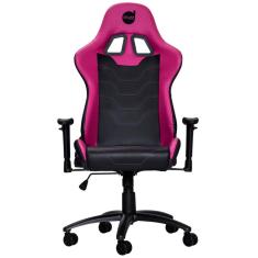 Cadeira Gamer DAZZ Serie M - Encosto Reclinável - Rosa e Preta - 625170