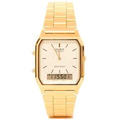 Relógio Feminino Anadigi Casio Vintage AQ-230GA-9DMQ