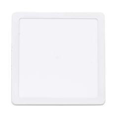 Plafon De Sobrepor Quadrado Dican Branco 22 X 5 Cm