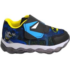 Tênis Luz Infantil Menino Casual Com Led Calce Fácil Mini Pé Mp-2205-Masculino