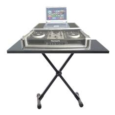 Estante Apoio Suporte X Teclado Piano C/Bandeja Case Djs