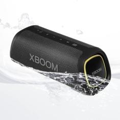 Caixa de Som Bluetooth LG Xboom Go XG5S - Bateria 18H, 20W RMS, Iluminação de Estúdio, IP67, Track Woofer de Fibra de Carbono