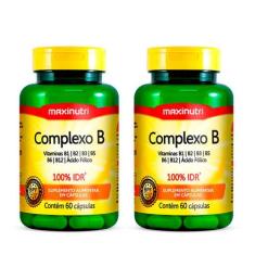 Kit 02 Complexo B 100% IDR com 60 Capsulas Maxinutri