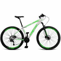 Bicicleta Aro 29 Cripto 24 Vel Freios Hidráulico e Suspensão, 21", Bra