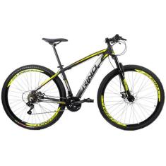 Bicicleta aro 29 Rino Everest Cambios Shimano 21 Marchas, Preto, Amare
