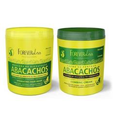 Kit Masc. e Creme de Pentear Tratame. de Cachos Forever Liss - Forever
