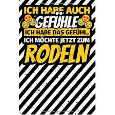 Notizbuch liniert: Rodeln Geschenke lustiger Spruch Rodeln