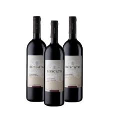 Vinho Cabernet Sauvignon Boscato Cave - Kit 3 unidades 750ml - Boscato