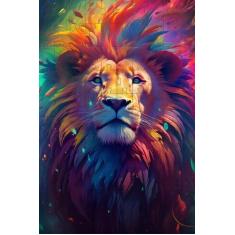 Quebra-Cabeça MDF Leões 300 peças - Coleção Tea &Amp; Amor