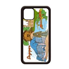 Capa para iPhone 12 Pro Max da Catedral de Safari com sabor de Sinapore