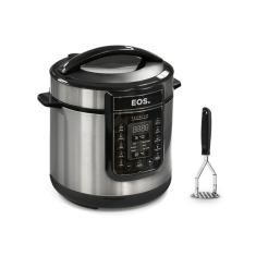 Panela de Pressão Elétrica Digital EPP60DI 220V Eos com Amassador de Batata e Feijão Tramontina