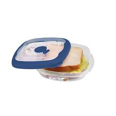 Sanremo - Sanduicheira Plástica de 664ml, Linha Flor