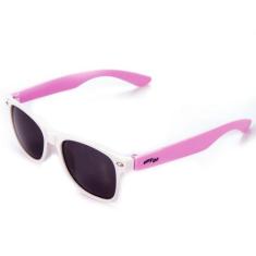 Óculos De Sol Amy Loo Quadrado Branco E Rosa