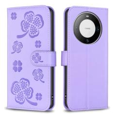 Capa carteira para Huawei Mate 60 Pro/60 Pro+, com 3 cartões e 1 compartimento para dinheiro, capa de telefone flip de couro PU à prova de choque compatível com Huawei Mate 60 Pro/60 Pro Plus 6,8