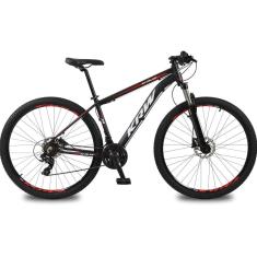 Bicicleta Aro 29 KRW Alumínio 24 Vel Freio a Disco Hidráulico X33