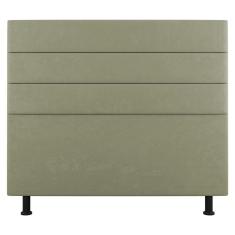 Cabeceira Cama Box Casal Malik 140cm Sintético Bege - Abmaza