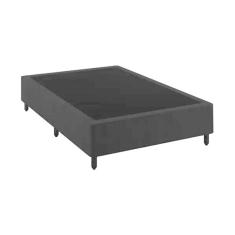 Base Cama Box Premium Casal Comum Preta
