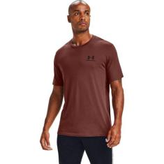 Camiseta de Treino Masculina Under Armour Left Chest, Vermelho, P
