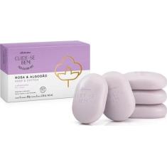 Sabonete barra cuide se bem Rosa & Algodão 5uni x 80g - Lahmax