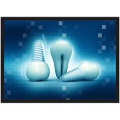 Quadro Decorativo Profissão Dentista Odontologia Implante Dentes Consu