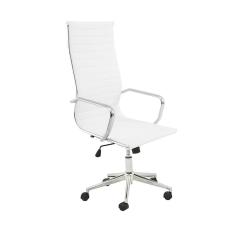 Cadeira De Escritório Office Sevilha Pu Alta Branco Rivatti